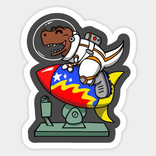 Rocketsaurus Rex Sticker